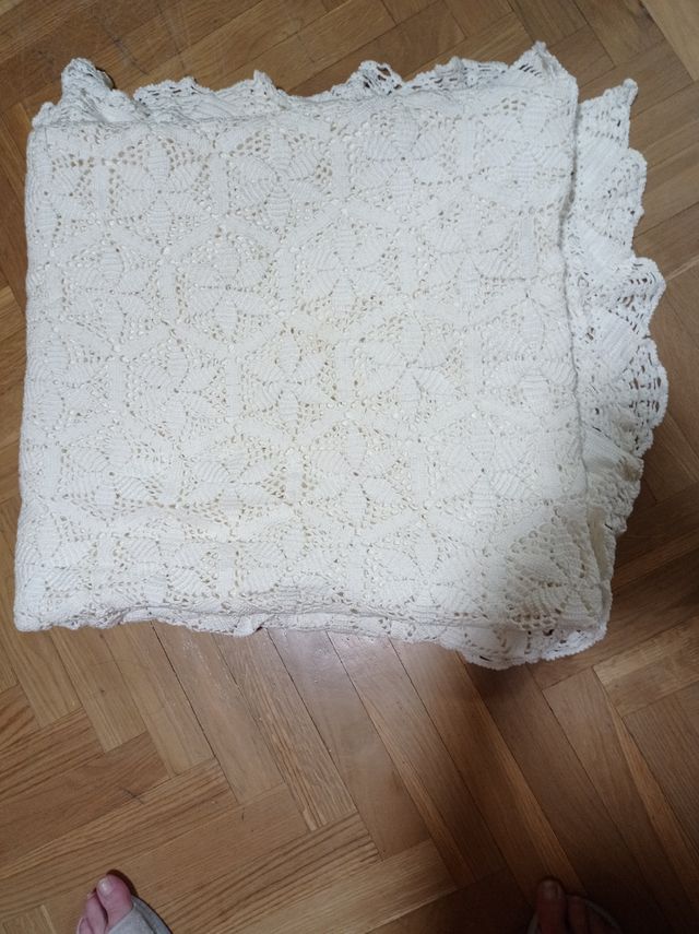 Colcha ganchillo a mano sin estrenar 