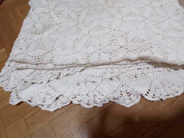 Colcha ganchillo a mano sin estrenar 