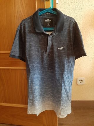 Polo degradado en azul, talla XS
