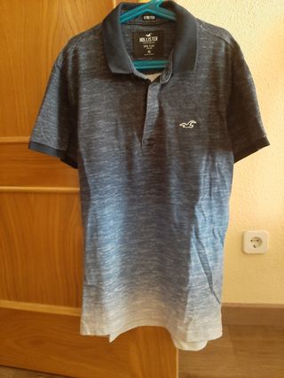 Polo degradado en azul, talla XS