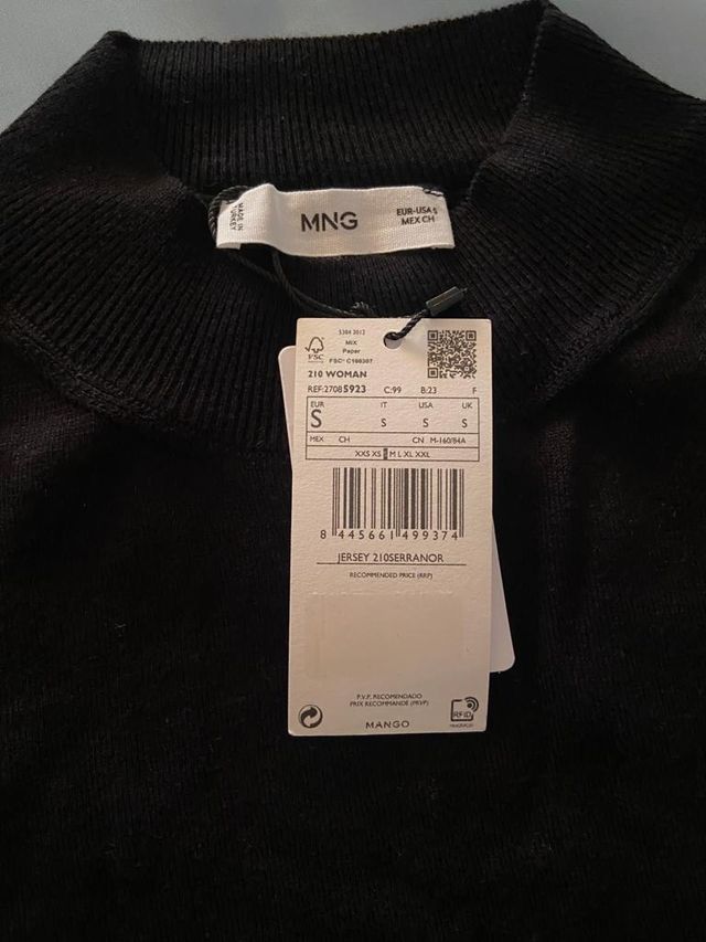 Jersey cuello Perkins Mango