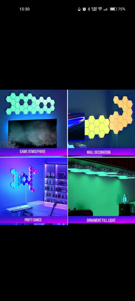 Led de pared gaming
