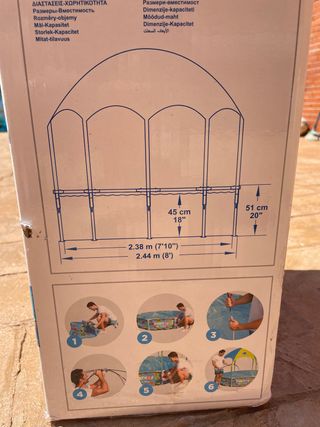 Piscina tubular redonda Bestway