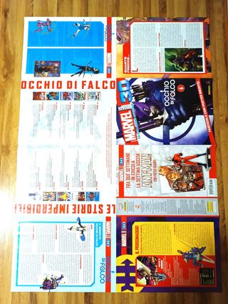 Action figure Occhio di Falco con poster e storia 