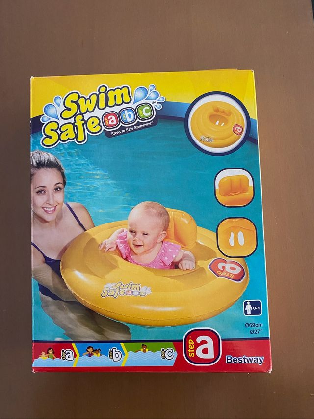 Flotador bebe 0-1 años. Mínimo uso.