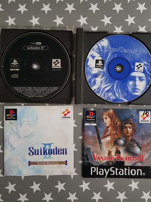 vandal hearts 2 avec demo suikoden ii   Retrogame Shop