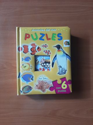 Libro -puzzle "Animales del mar"