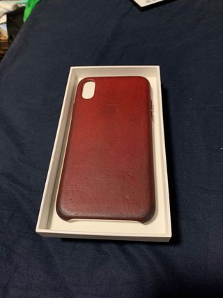 Funda Iphone X Cuero Product Red