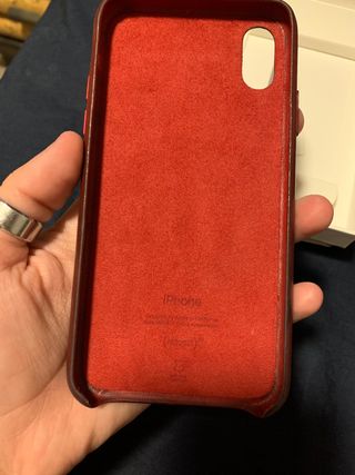 Funda Iphone X Cuero Product Red