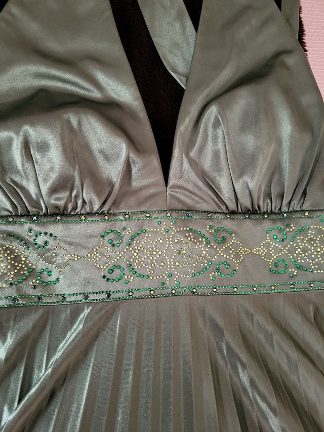 Vestido verde de fiesta