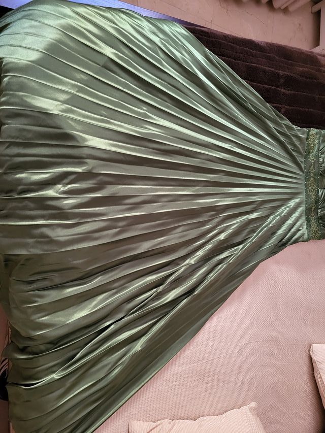 Vestido verde de fiesta