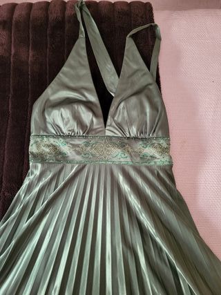 Vestido verde de fiesta 