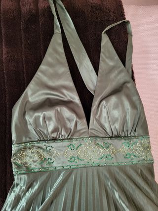 Vestido verde de fiesta 