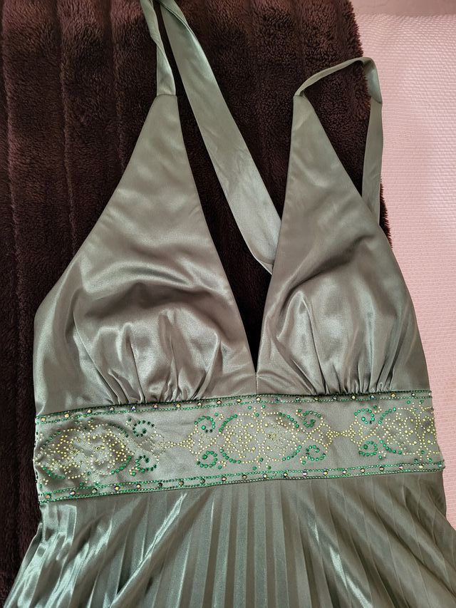 Vestido verde de fiesta