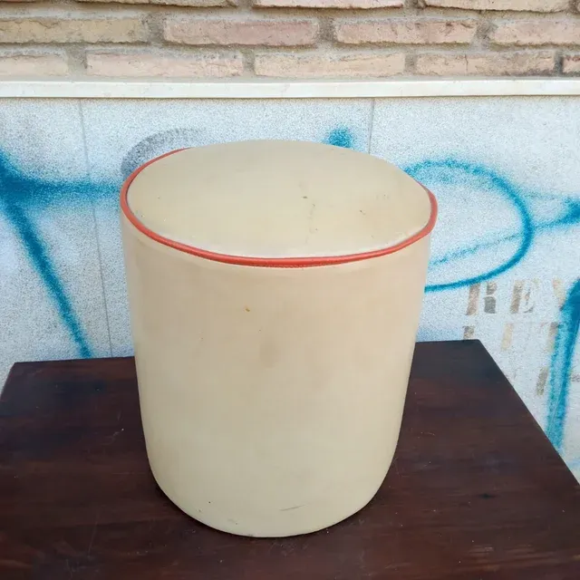 Tamburete Bajo Blanco