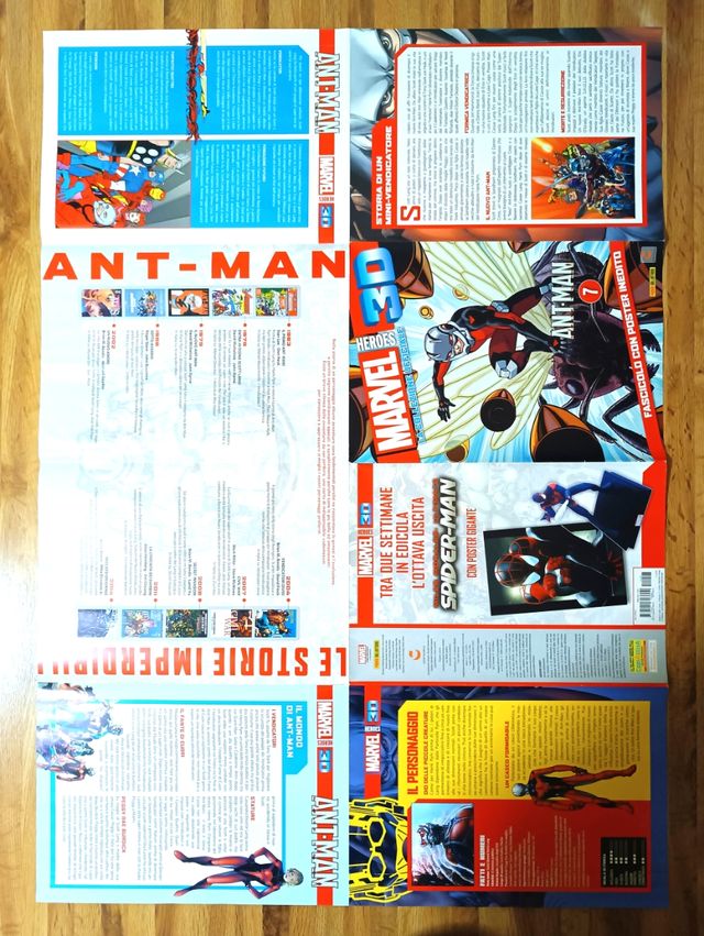Action figure Ant-Man con poster e storia 