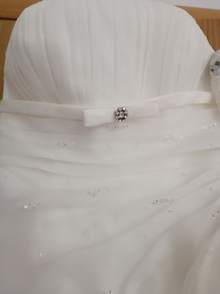 Vestido novia+torera+velo