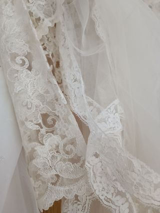 Vestido novia+torera+velo