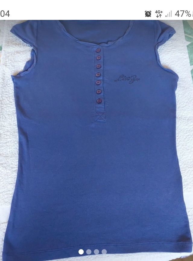 Liu jo t-shirt cotone, color pervinca