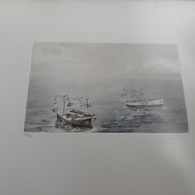 Grabado de marina 38x31