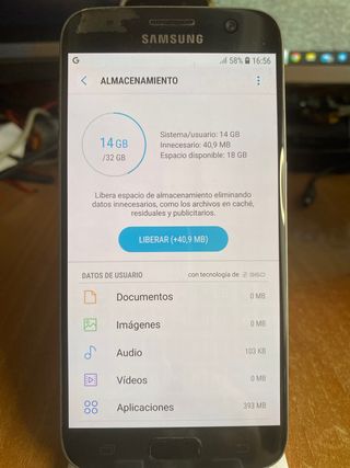 Samsung Galaxy S7 negro