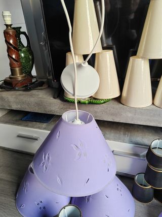 lámparas de techo, tulipas