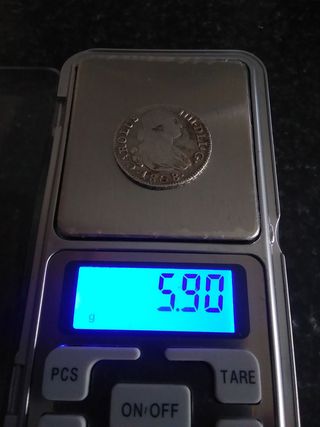 2 reales 1808 , carlos iii, IG