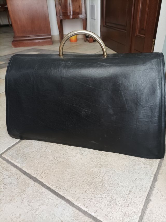 BORSA ARTIGIANATO FIORENTINO IN VERO CUOIO-VINTAGE