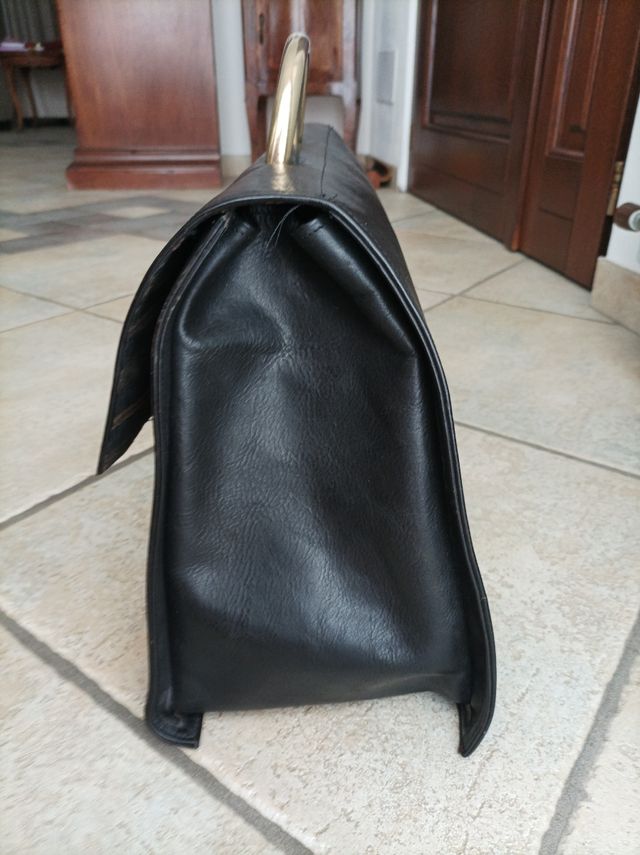 BORSA ARTIGIANATO FIORENTINO IN VERO CUOIO-VINTAGE