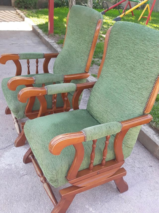 juego sillones balancines