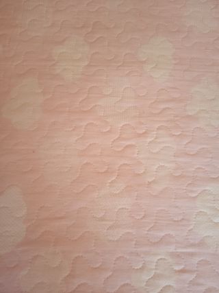 Colcha Rosa y blanca