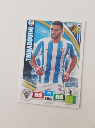 7 cromos de futbol del Málaga