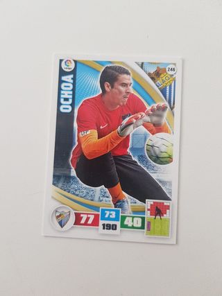 7 cromos de futbol del Málaga