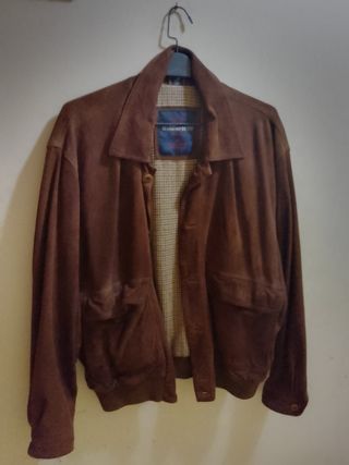 CHAQUETA DE CUERO HOMBRE MASSIMO DUTTI