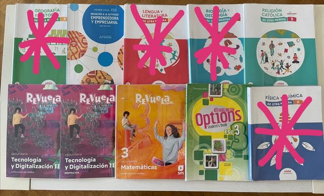 LIBROS DE 3°ESO (EDEBE).