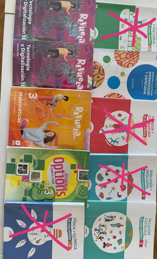 LIBROS DE 3°ESO (EDEBE).
