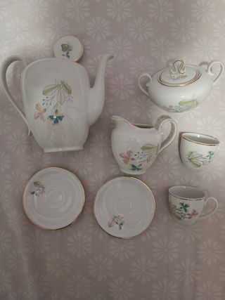 Juego de té vintage