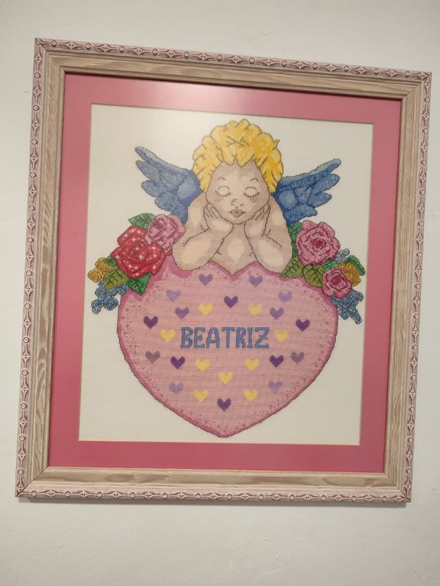 Cuadro punto de cruz "Beatriz"