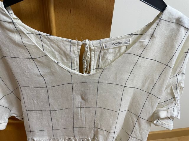 Blusa lino de Mango