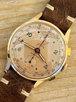 Reloj Telda Chronographe 18K rosé Gold Venus 170 