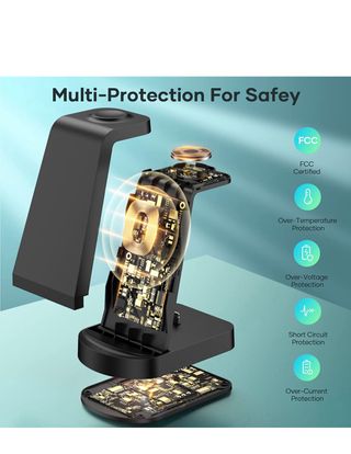 Cargador inalámbrico 3 en 1