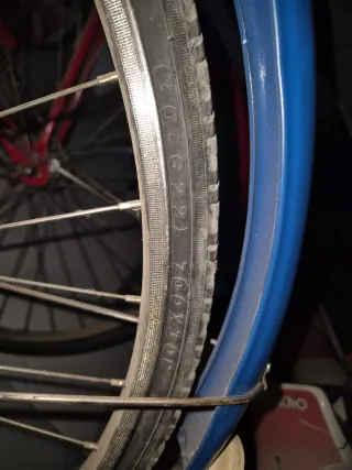 bicicleta antigua de varillas