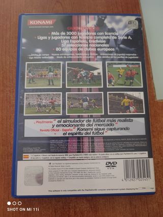 Juego Pro Evolution Soccer 4 ps2