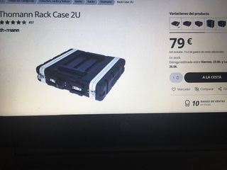 Equipo sonido PA amplificador + altavoces + cables