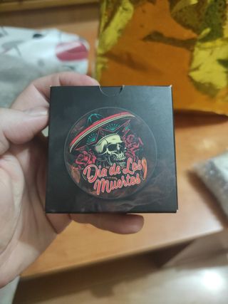 Onza plata dia de los muertos