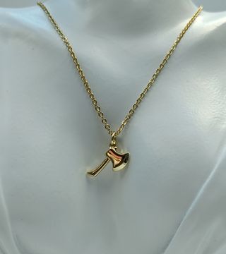 colgante hacha acero inoxidable