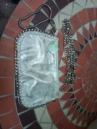 bolso de fiesta.bandolera y de mano