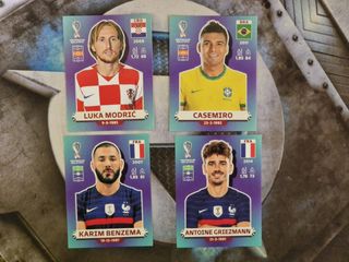 Cromos estrellas Mundial Qatar 2022
