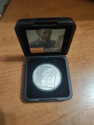 Moneda plata Van Gogh