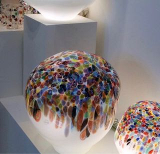 Lámpara Millefiori Italiana nueva en su caja